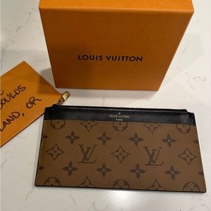 Louis Vuitton Reverse Monogram Slim Purse